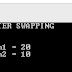 Swapping of two numbers in C# without built in Method with Source Code