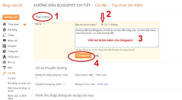 Hướng dẫn tạo blogspot chi tiết, từ căn bản đến nâng cao