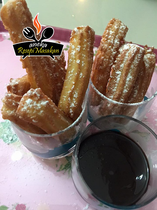 Resepi Churros Bersama Coklat Dip (SbS)  Aneka Resepi 