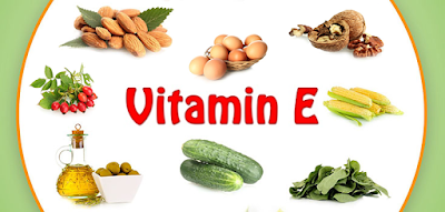 Vitamin E thường có trong hoa quả, rau xanh...