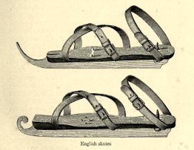 English skates from Skating by JM Heathcote et al (1892)