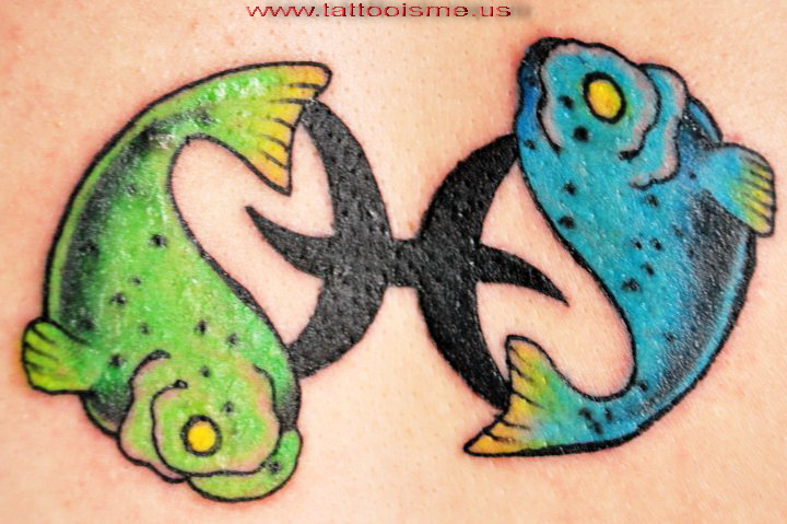 In rare cases fish are also used as a simple tattoo designs fish