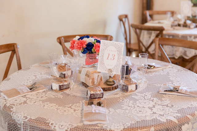 Shenandoah Mill Wedding Table Decor