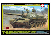 Tamiya 1/48 T-55 RUSSIAN MEDIUM TANK (32598) English Color Guide & Paint Conversion Chart　