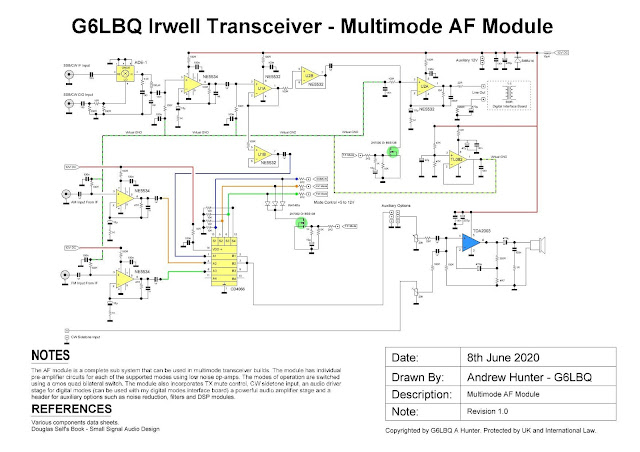 Multimode Homebrew Transceiver Audio Stage