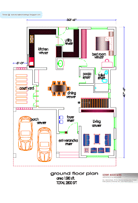 South Indian House Plan - 2800 Sq. Ft