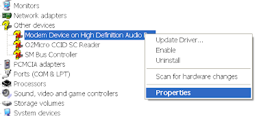 install unidentified device drivers