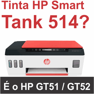 Tinta impressora HP Smart Tank 514