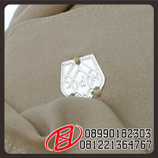 PLAT LABEL UNTUK MERK KERUDUNG | PLAT LABEL LOGO KERUDUNG | PLAT LOGO INISIAL