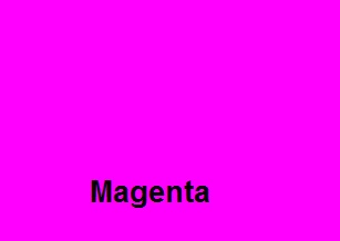 Magenta renk nedir