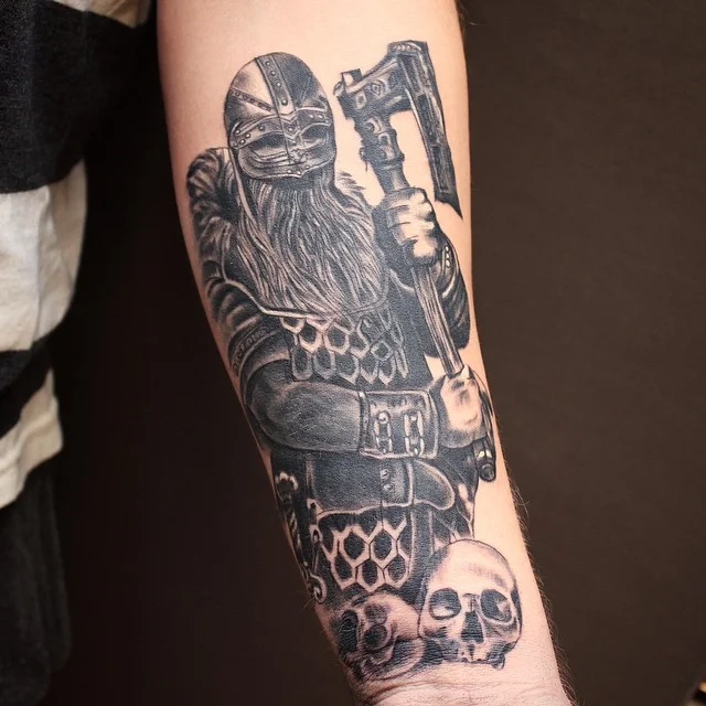 Foto de Tatuaje Vikingo espectacular