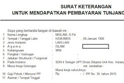 SURAT KETERANGAN UNTUK MENDAPATKAN PEMBAYARAN TUNJANGAN KELUARGA (SKUM_PTK)