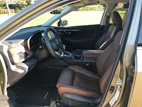 Front seats in 2020 Subaru Outback Touring XT