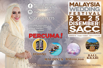 5 Sebab Kenapa Perlu Hadir Ke Malaysia Wedding Festival (MEFA) Disember Ini