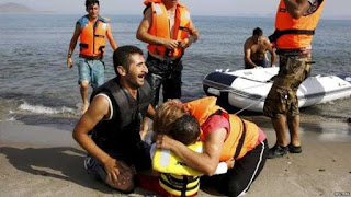 1 migrant child dead, 13 missing in Greek island
