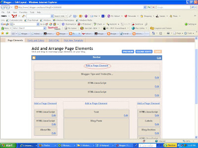 add header image html. Add AdSense ad unit, link unit, searchbar, etc. to the blog Header