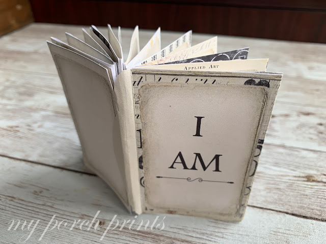 I AM free Mini Book from My Porch Prints: Jesus Bible