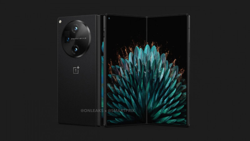 OnePlus V Fold renders spotted online: Hasselblad cameras, bigger screen!