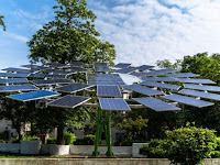 Central Mechanical Engineering Research Institute (CMERI) installed the world's largest solar tree.