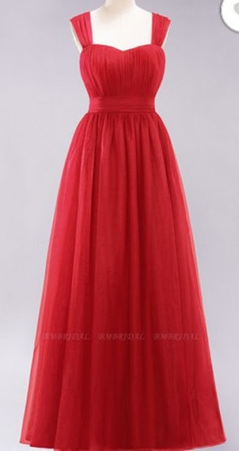Long Sweetheart Straps Bridesmaid Dress– Price: US$ 99.00
