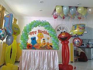 Sesame Street Birthday Party Decoration