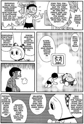 hitam putih: komik episode terakhir doraemon