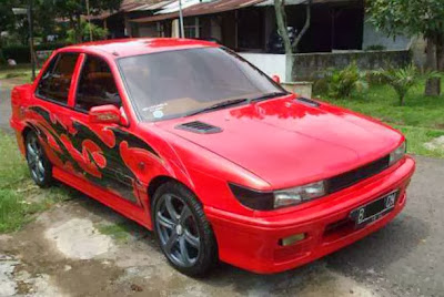 Gambar Modifikasi Mobil Lancer Dangan