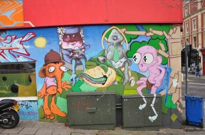Street art graffitti