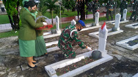 HUT POMAD ke 74, Denpom II/3 Lampung Ziarah Ke Taman Makam Pahlawan
