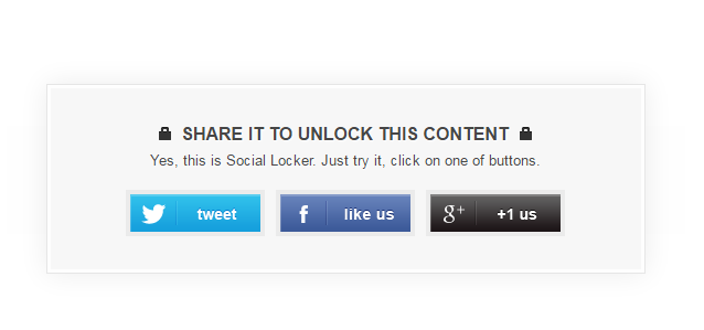 Social Media Locker