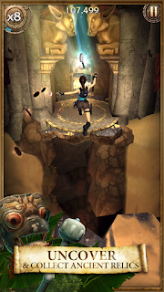 Adalah sebuah game runner layaknya temple run Lara Croft: Relic Run apk + obb