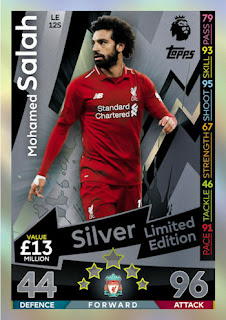 Topps Match Attax Extra 2018-2019 Liverpool Set