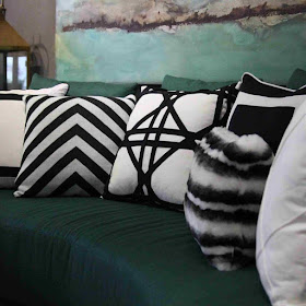 decoração-almofadas-preto-e-branco