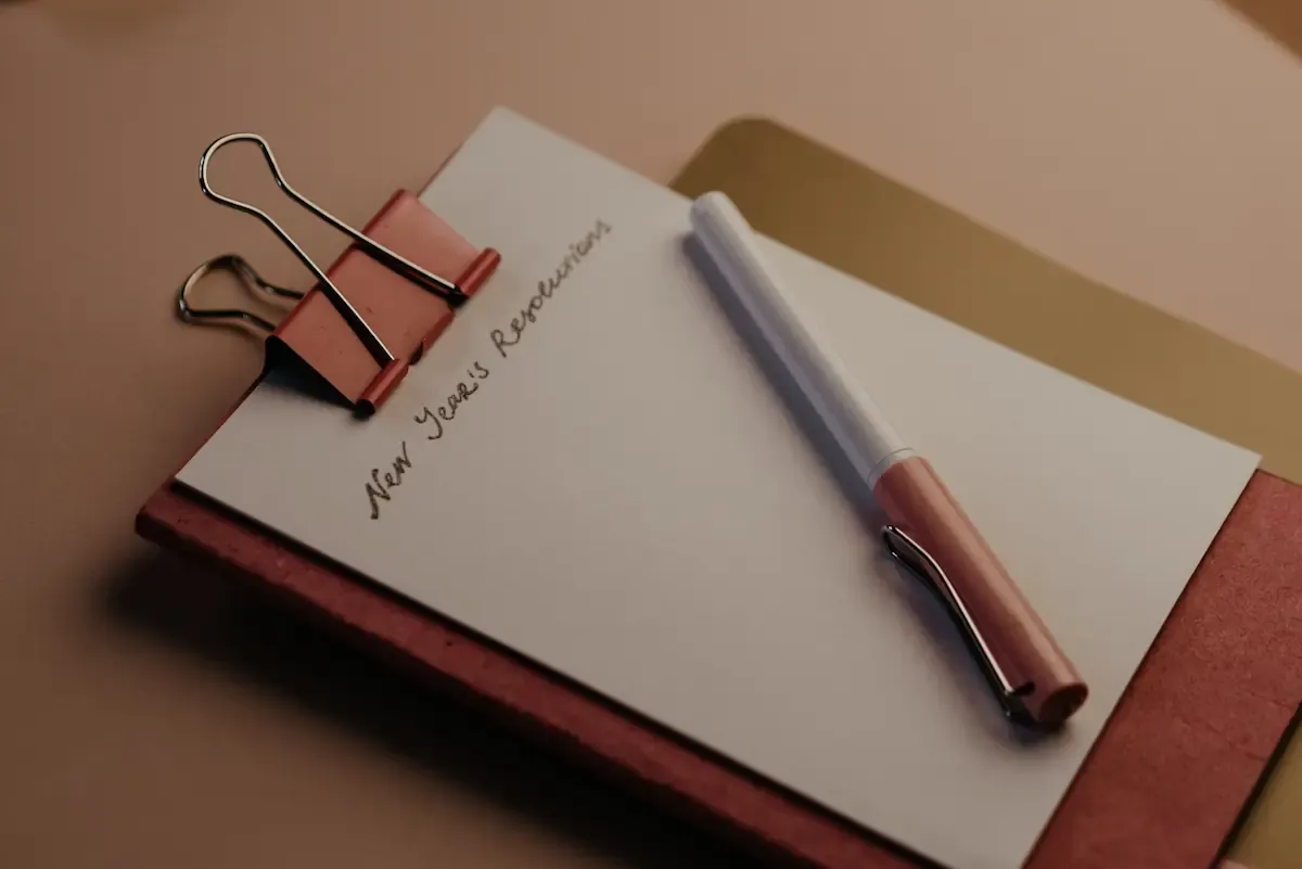 new year's resolutions
