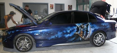 Honda Civic Custom Airbrush Car