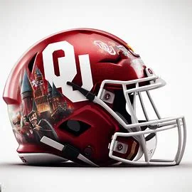 Oklahoma Sooners Harry Potter Concept Football Helmet