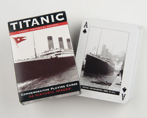 Titanic playing cards