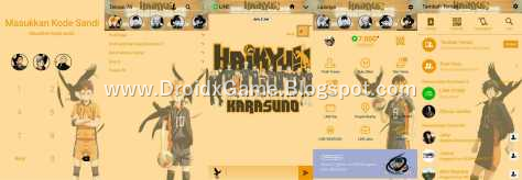 Download Tema Line Anime HAIKYUU – KARASUNO