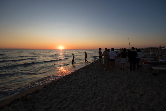 Tramonto sulla spiaggia-Vivosa Apulia resort-Salento