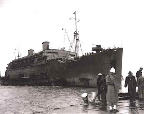 US Army Transport Monterey, A Matson liner, 3 December 1941 worldwartwo.filminspector.com