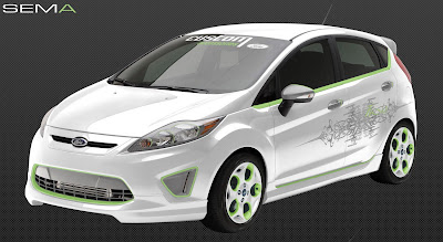 2010 SEMA Ford Fiestas