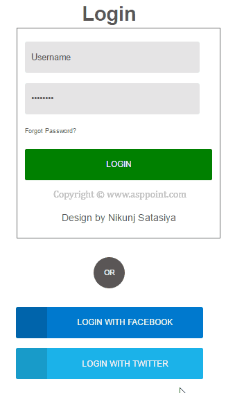 Create HTML5 CSS3 Login Form Temperate with Source Code 