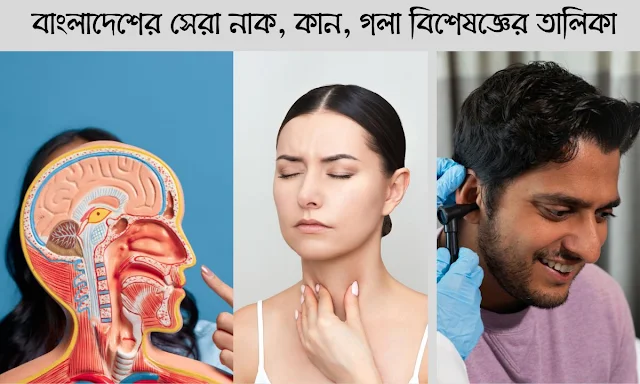 বাংলাদেশের সেরা নাক, কান, গলা বিশেষজ্ঞের তালিকা / নাক, কান, গলা বিশেষজ্ঞ রাজশাহী