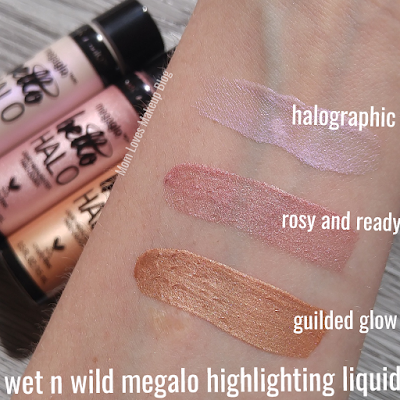 rosy and ready, halographic, guilded glow review