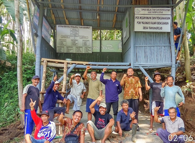 Persiapan Pokmaswas Fajar Bengawan bersama DKP Kabupaten Blitar dalam rangka Lomba Evaluasi Pokmaswas 2016