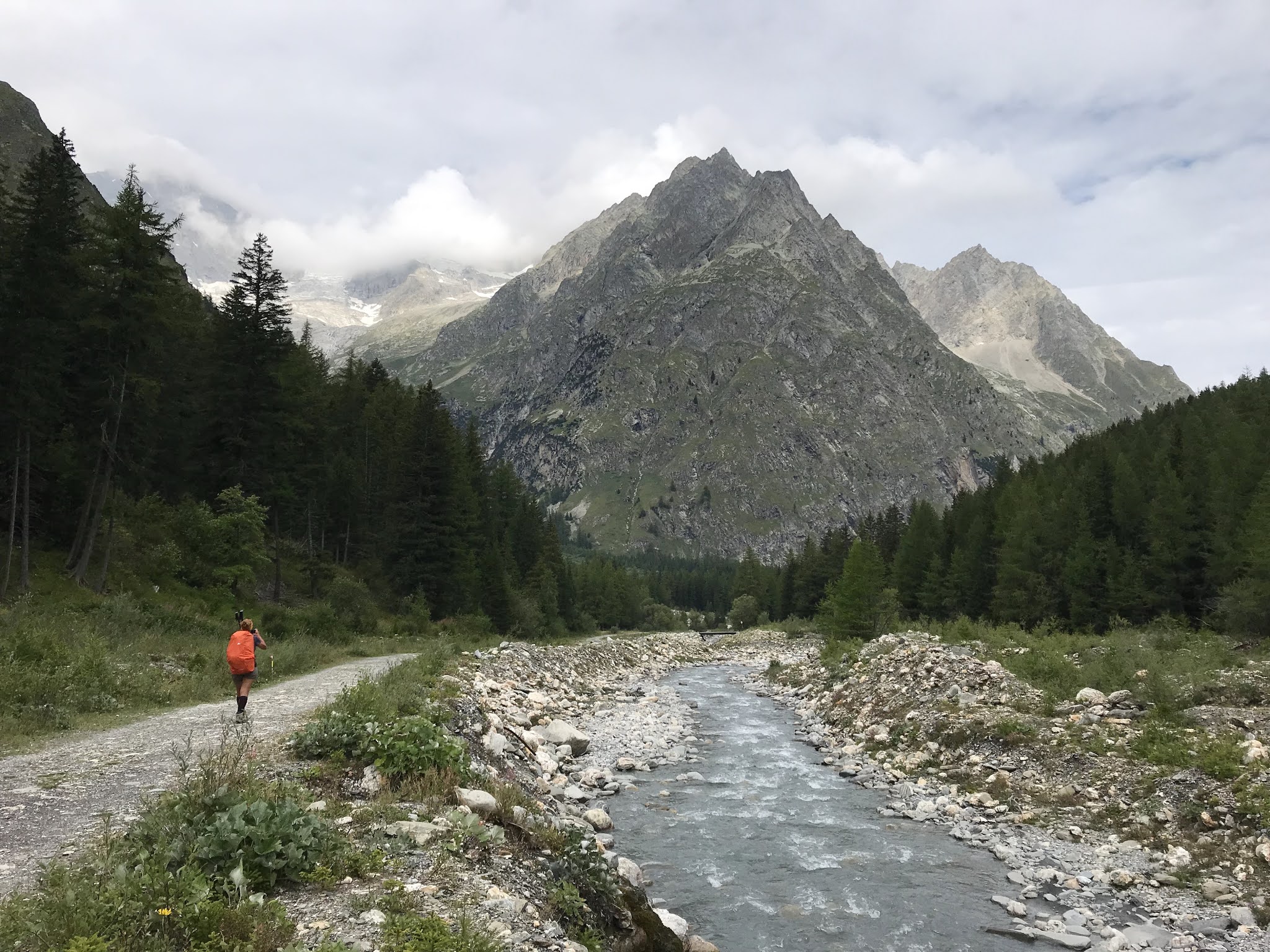 TMB, Tour Mont Blanc, Gran Col Ferret,  La Peule, La Fouly, Praz de Fort, Champex, Arpette, Trekking, Valais, Alpes, Caminhada, Percurso Pedestre, Monte Branco, Suiça