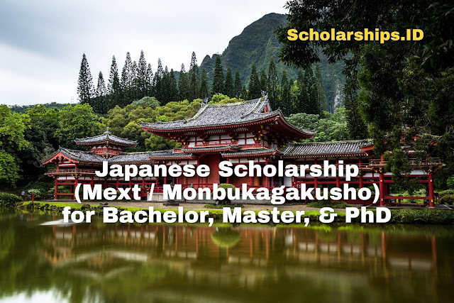 Japanese Scholarship (MEXT / Monbukagakusho) for Bachelor, Masters & PhD