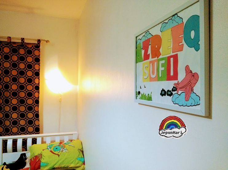 DIY Frame bilik tidur anak