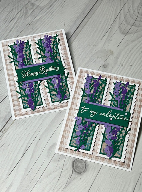 Cards showing the versatility of the Perennial Lavender Suite from Stampin' Up!