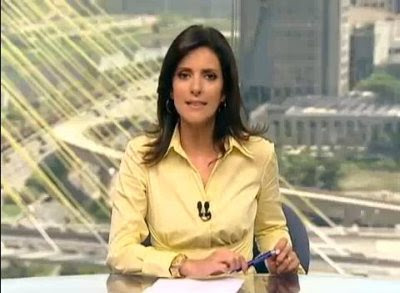 Video reporter Monalisa é empurrada ao vivo no Jornal Hoje